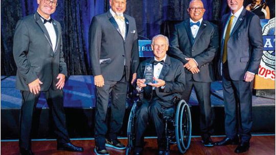 Abbott receives ‘Back the Blue’ award