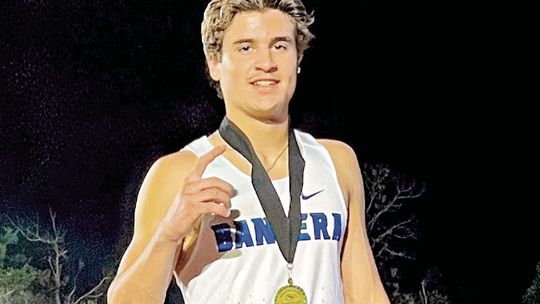 Bandera’s Gherman sets new school record