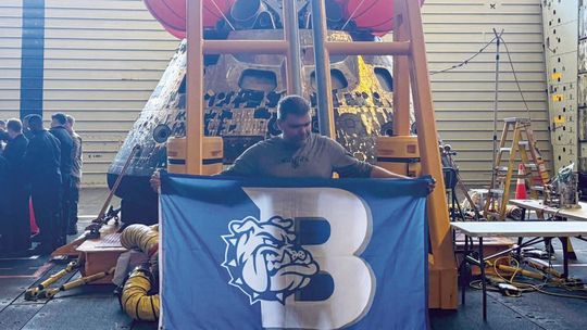 BHS grad helps bring Artemis II astronauts home