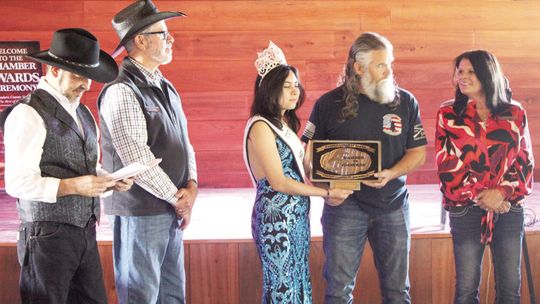 Chamber of Commerce awards members at annual banquet