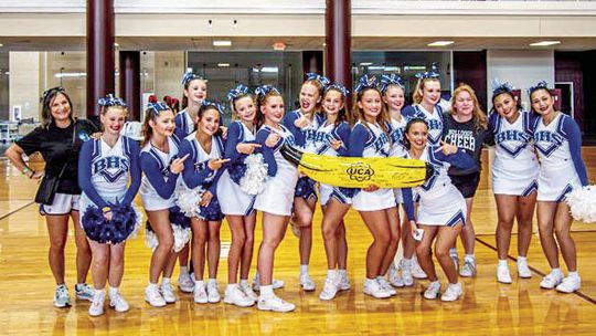 Cheerleaders earn top honors at UCA camp
