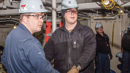 HONDO NATIVE REHABILITATES A BERTHING ABOARD USS RONALD REAGAN