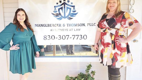 Manglberger and Thomson open law practice in Bandera