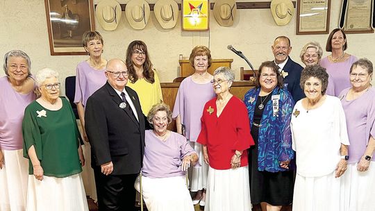 NEW EASTERN STAR OFFICERS INSTALLED