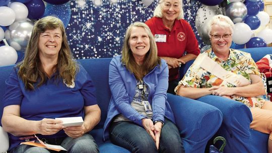 RETIRED TEACHERS RECOGNIZED BY LOCALS