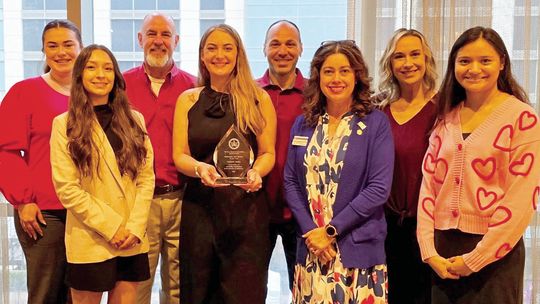 Santos recognized as staff member of the year