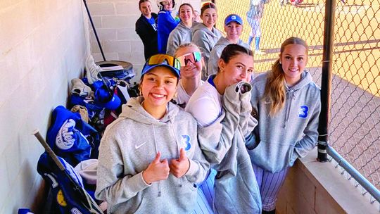 Softballers gain experience in preseason softball scrimmages