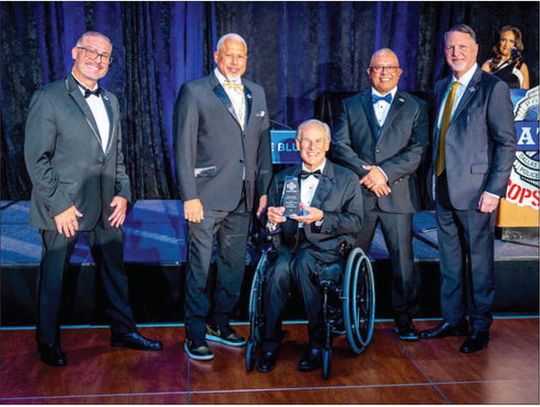 Abbott receives ‘Back the Blue’ award