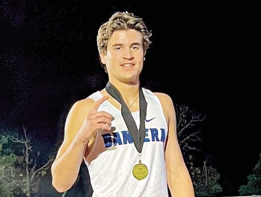 Bandera’s Gherman sets new school record