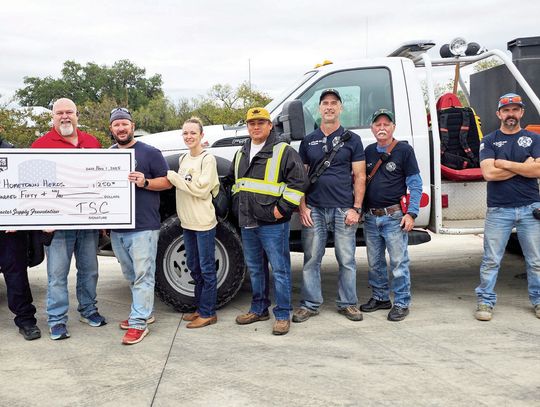Bandera Tractor Supply donates $500 to multiple first responder groups
