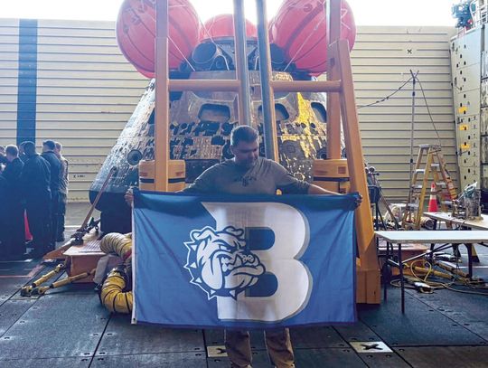BHS grad helps bring Artemis II astronauts home
