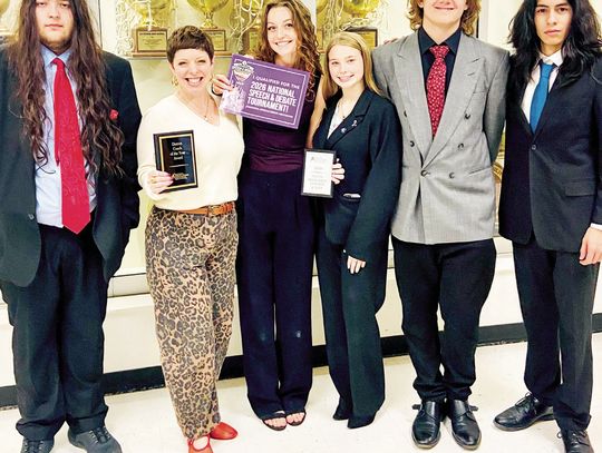 BHS speech, debate team advances to national tournament