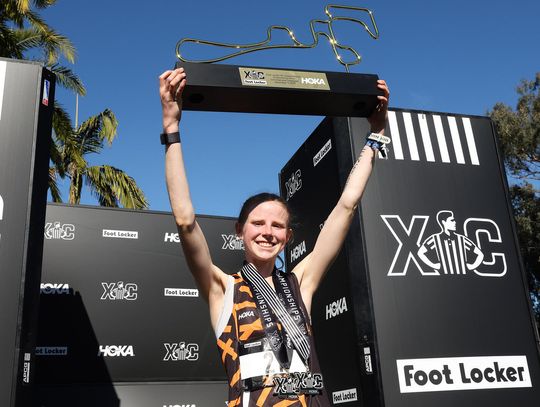 Boerne Champion sophomore Elizabeth Leachmen captured first place at the 44th Foot Locker Cross Country Championships National Finals with a time of 16:50.7 in the 5K event. Courtesy Photo