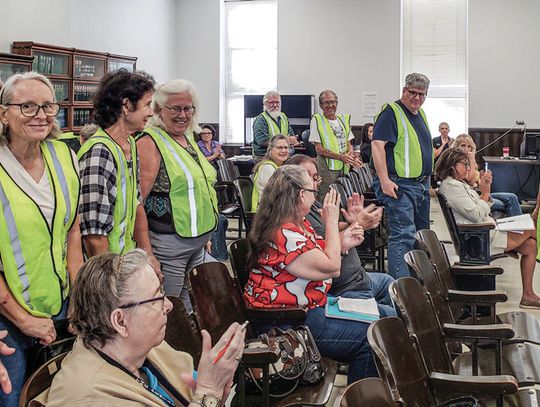 Commissioners’ Court reviews progress and future needs of Mansfield recycling center