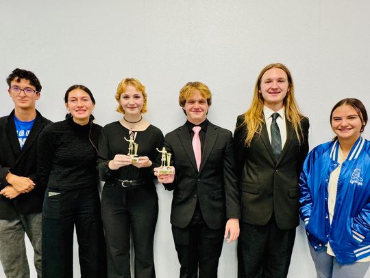 Bandera's UIL qualifiers and competitors from left: Carter Rissmiller, Isabella Chapa, Cassandra Steffler, Micah McCreary, Steven Koonce and Ryleigh Laine. Courtesy Photo 