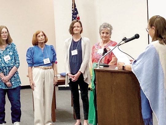 DEM WOMEN INSTALL NEW OFFICERS