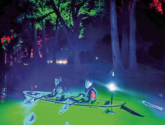 Glowing Kayak tours light up Guadalupe River