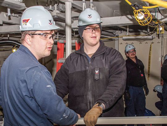 HONDO NATIVE REHABILITATES A BERTHING ABOARD USS RONALD REAGAN