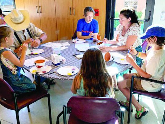 LIBRARY HOSTS ARCHAEOLOGISTS