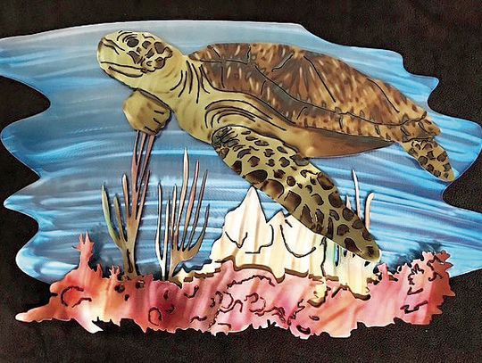 Metal sculptor highlighted in Lakehills