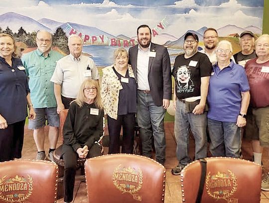 Newly elected state Dem chair visits county