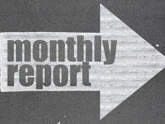 Sheriff presents monthly report