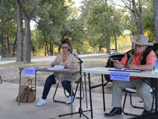 Two Mayoral Candidates Debate at City Park
