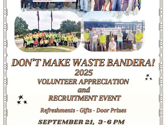 Volunteers Gather to Keep Bandera County Beautiful