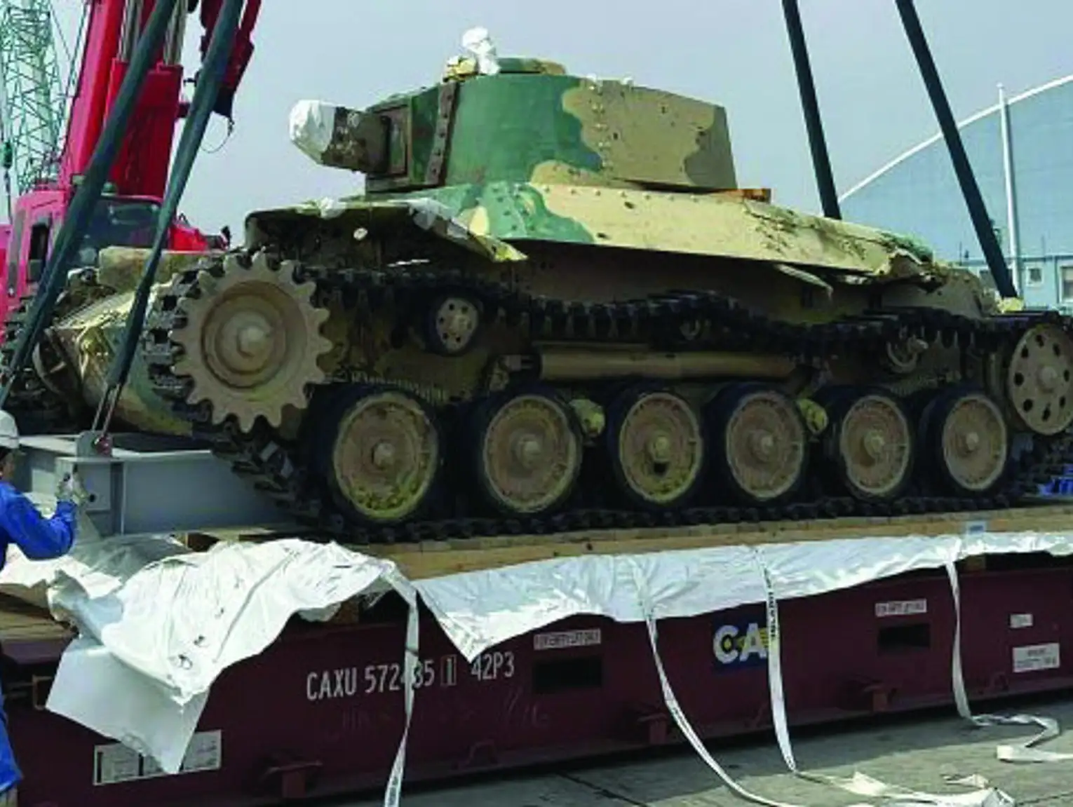 ホントの。　アート Historic WWII Japanese tank completes journey home to Japan