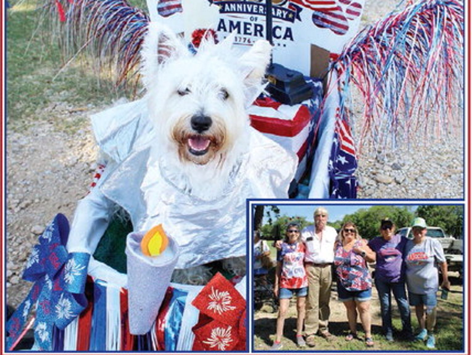 Patriotic pets prance at park for pet parade