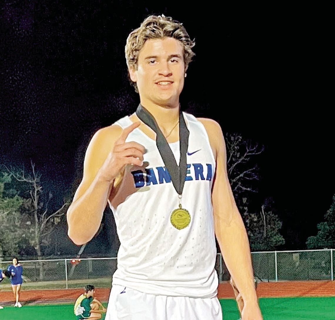 Bandera’s Gherman sets new school record