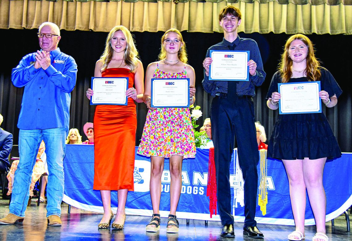 BEC awards scholarship to local students