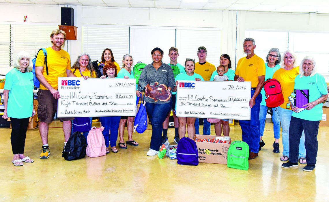 BEC Foundation, BEC donate $9,000 to school bash