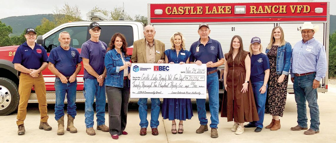 Castle Lake Ranch VFD receives $20,236 grant for equipment, station upgrades