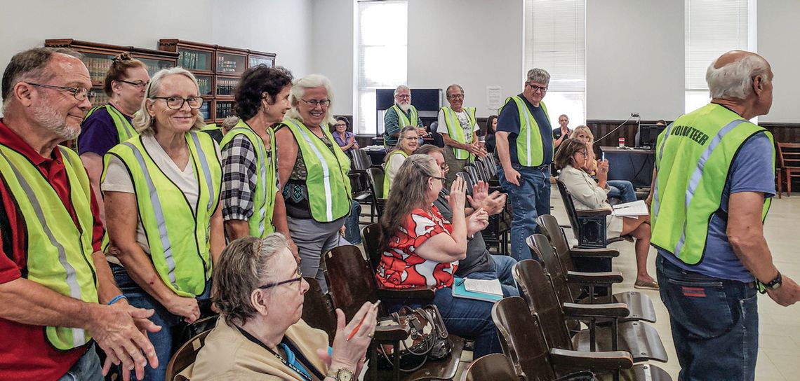 Commissioners’ Court reviews progress and future needs of Mansfield recycling center