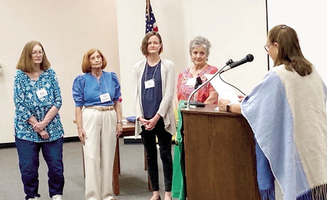 DEM WOMEN INSTALL NEW OFFICERS