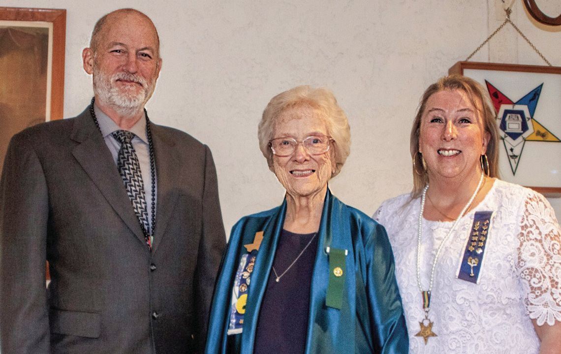 Eastern Star chapter member honored with 70 – year award