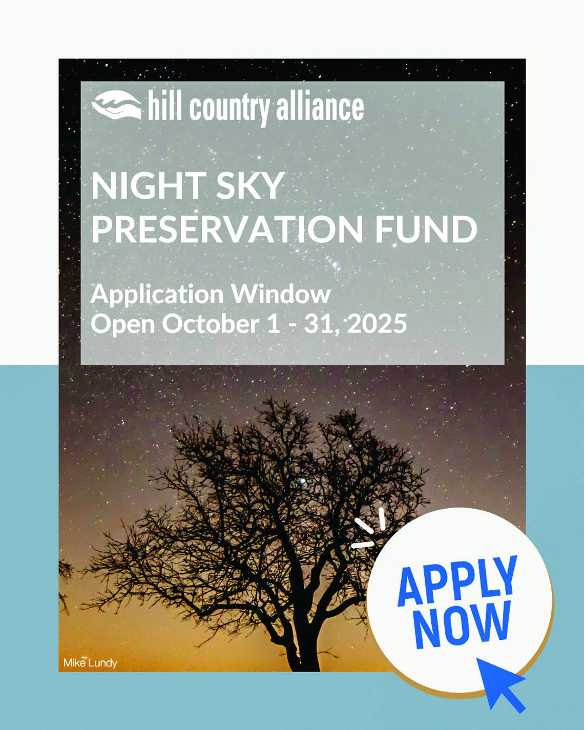 Hill Country Alliance opens applications for Night Sky Preservation Fund