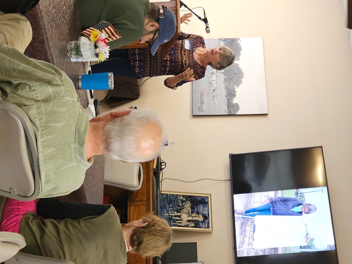 Hull speaks to Dem club about political writing at the Bulletin