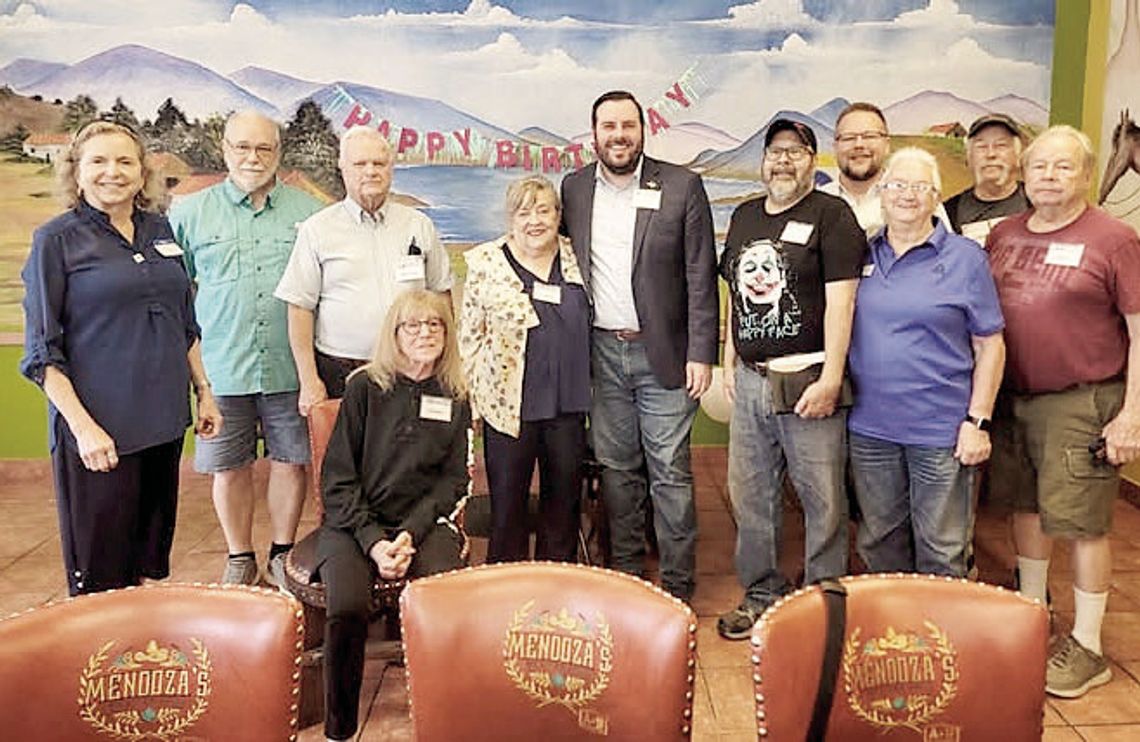 Newly elected state Dem chair visits county