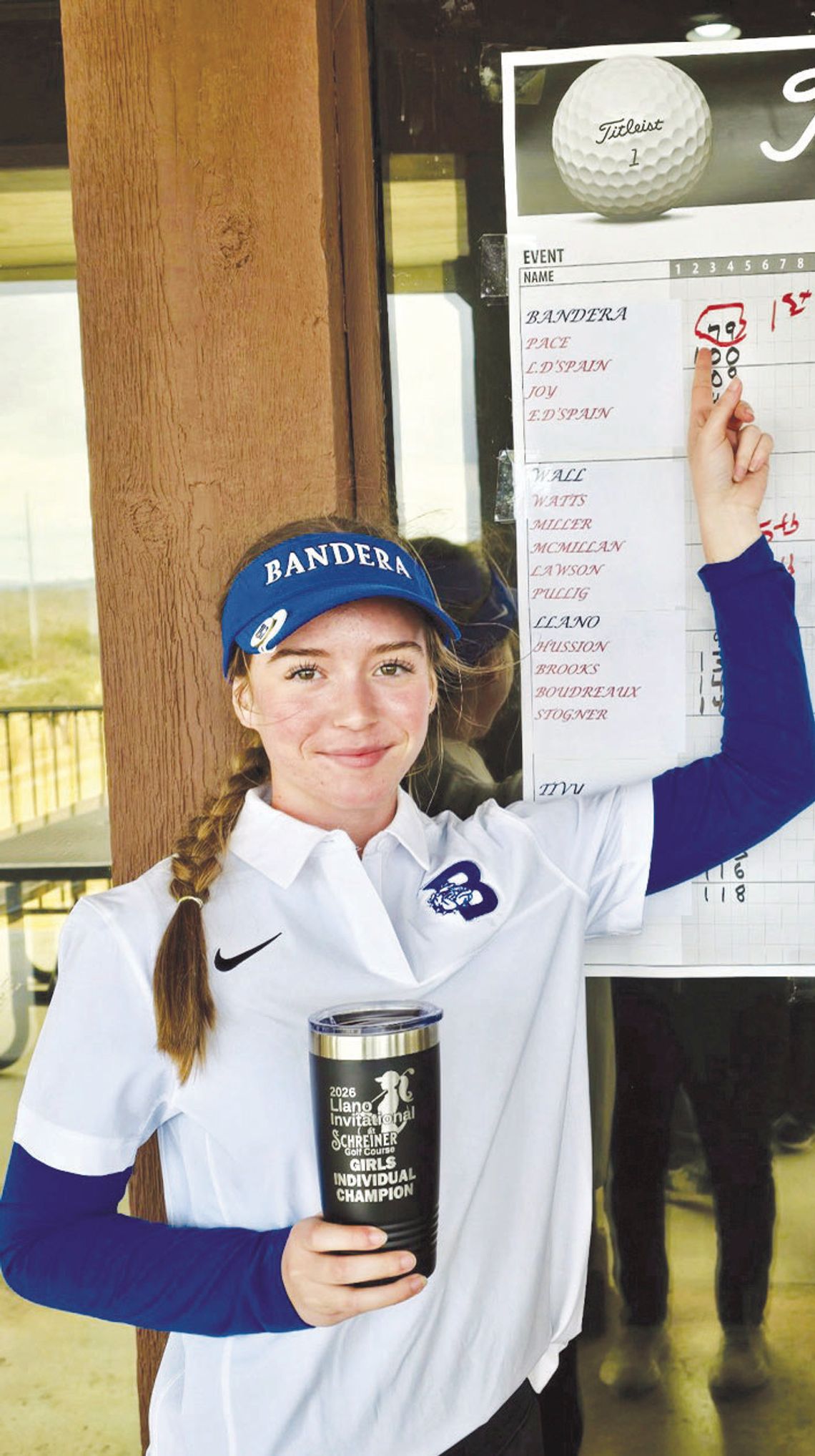 Pace wins golf title