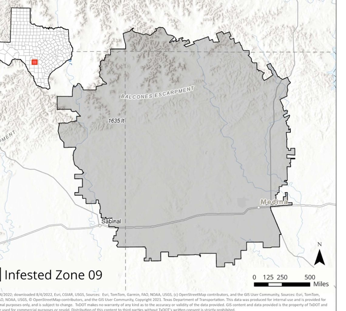 Part of Bandera County placed under screwworm quarantine