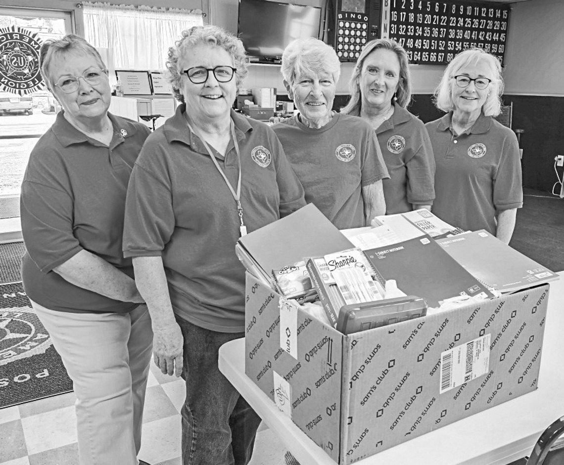 RETIRED TEACHERS DONATE SUPPLIES