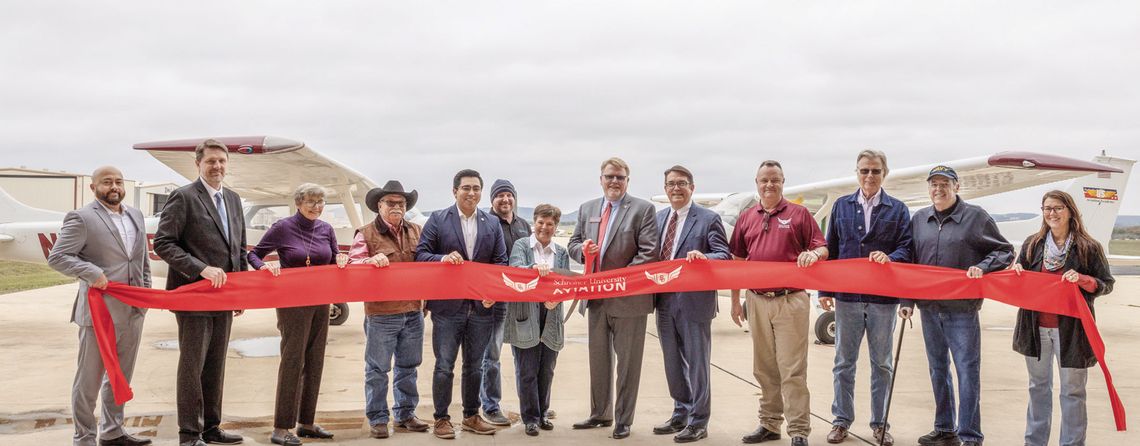 From left, Steve Kugler, Travis Frampton, Mary Rohrer, Don Harris, Roman Garcia, Dalton Rice, Judy Eichner, Carl Davis, Charlie McCormick, John Winslow, Harry Anthony, Dick Hatch and Katie Milton Jordan. Courtesy photo